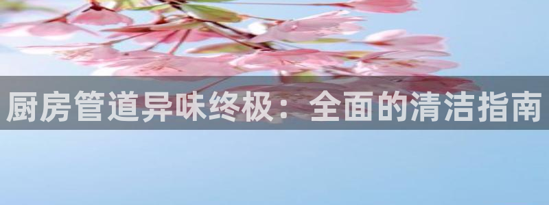 尊龙凯时v7要冲多少：厨房管道异味终极：全面的清洁指南