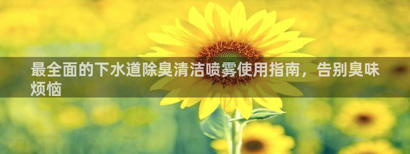 d88尊龙手机客户端下载：最全面的下水道除臭清洁喷雾使用
